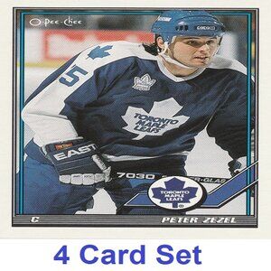 Peter Zezel Hockey Card Collection